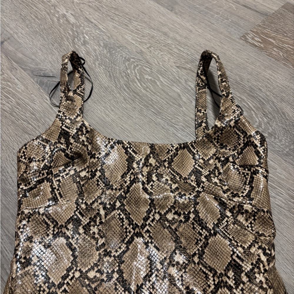 NWOT Zara Leopard Print Dress - Picture 4 of 6